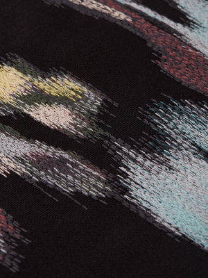 Besticktes Kunstwerk Weites Sweatshirt