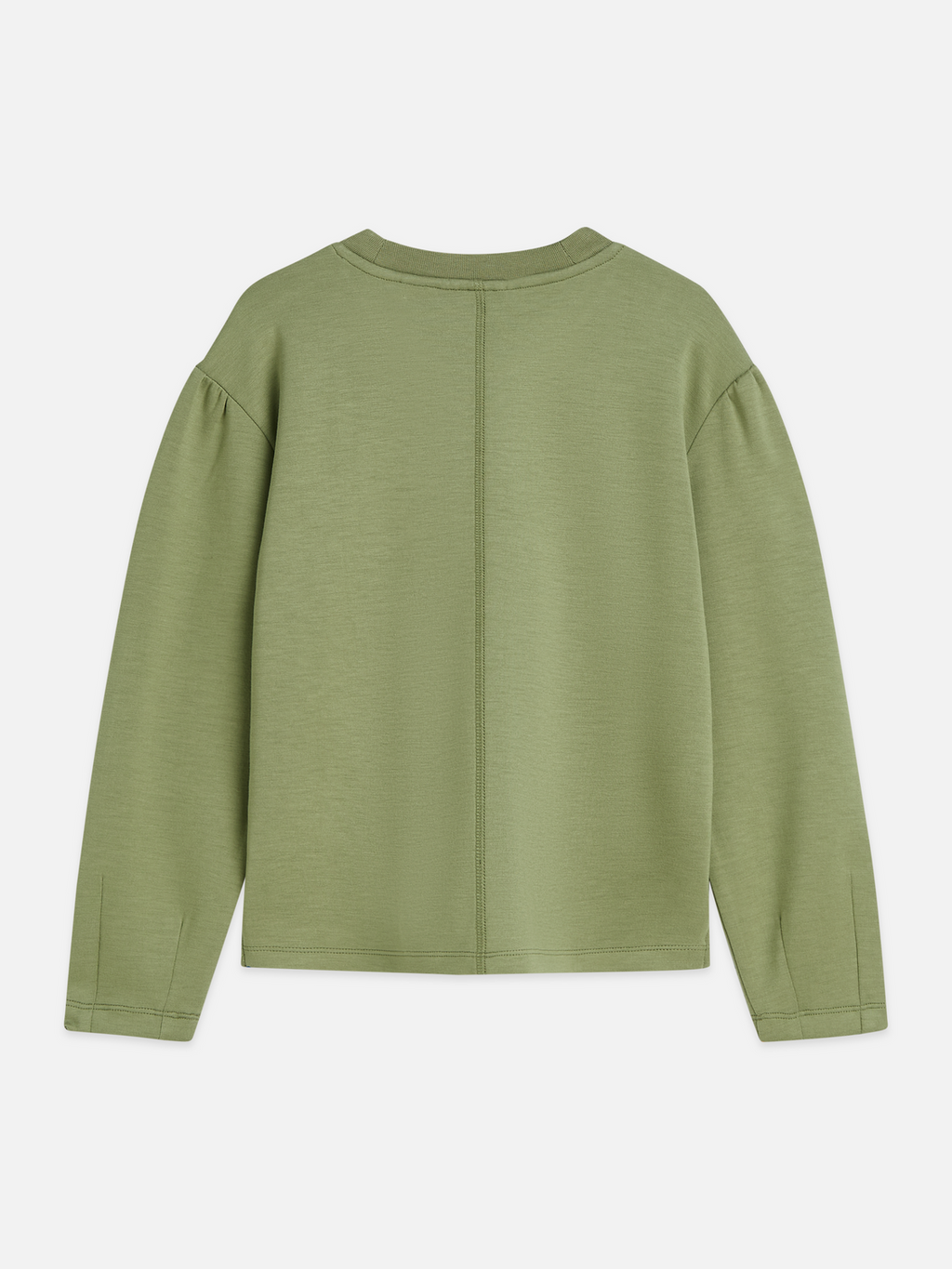 Girls' Essentials Viscose Blend Relaxed-Fit Sweatshirt