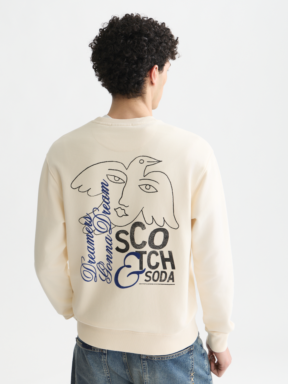 Front And Back Artwork Regular-Fit Sweatshirt