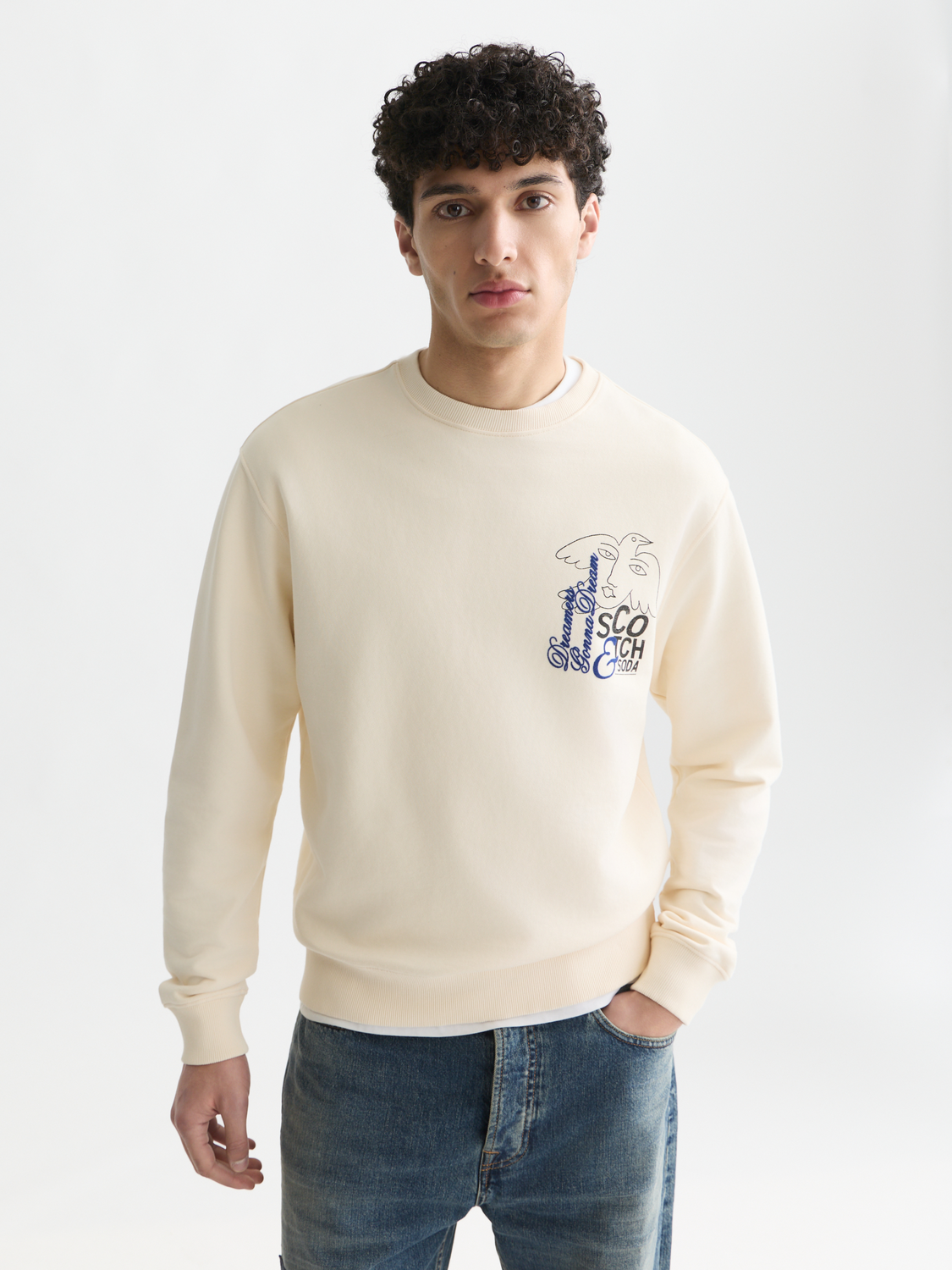Front And Back Artwork Regular-Fit Sweatshirt