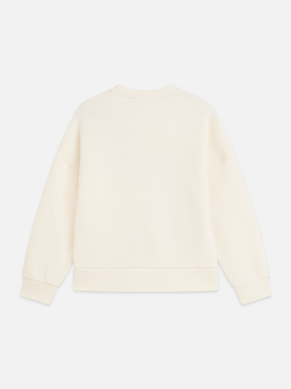 Girls' Placed Embroidery Relaxed-Fit Sweatshirt