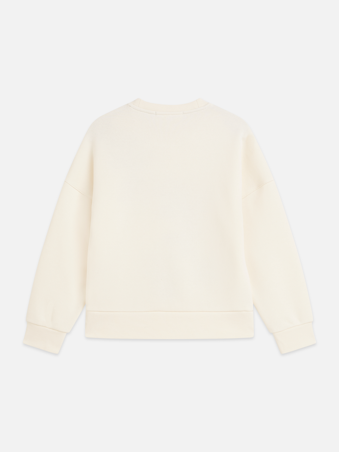 Girls' Placed Embroidery Relaxed-Fit Sweatshirt