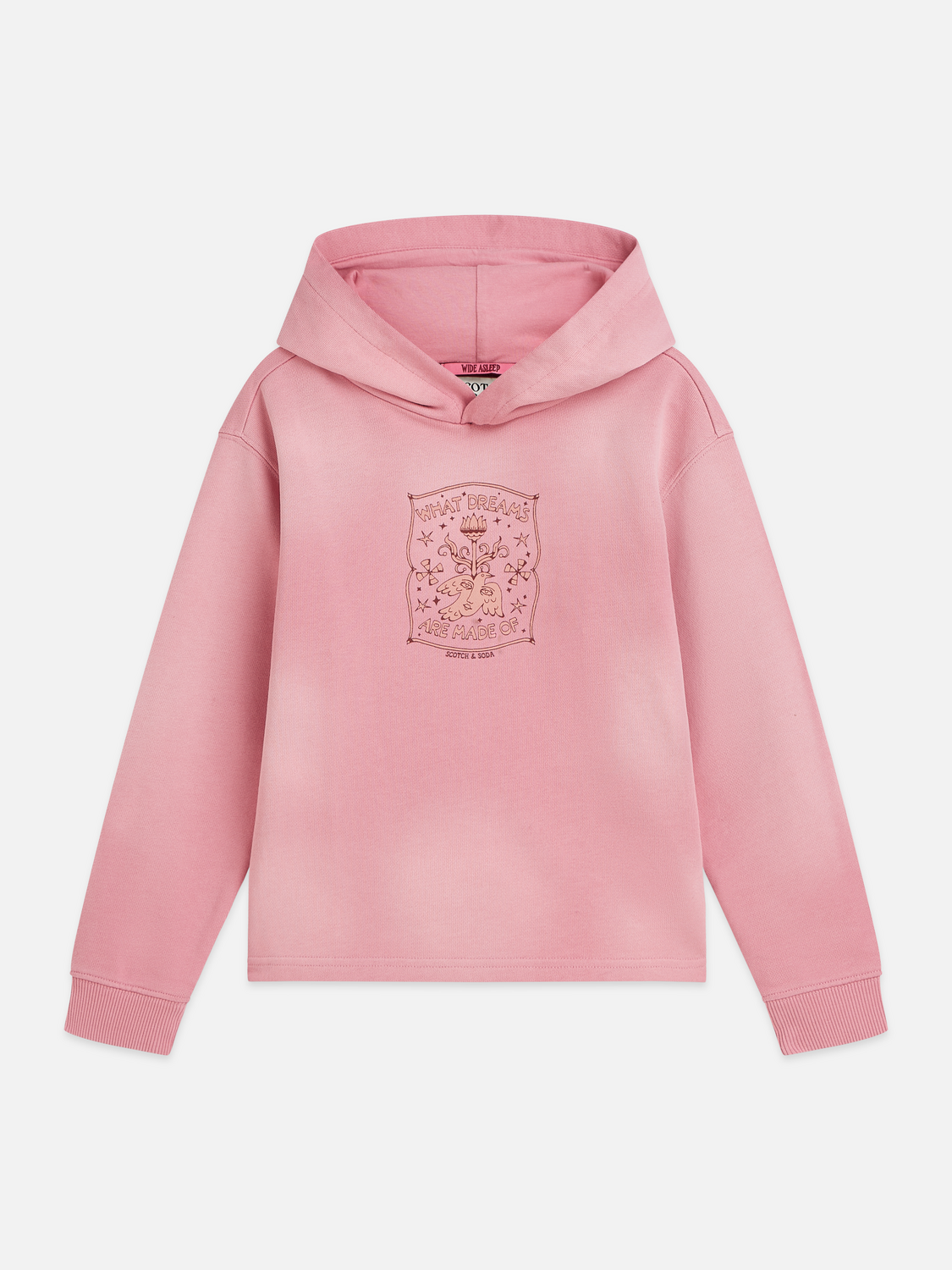 Front And Back Artwork Relaxedfit Washed Hoodie