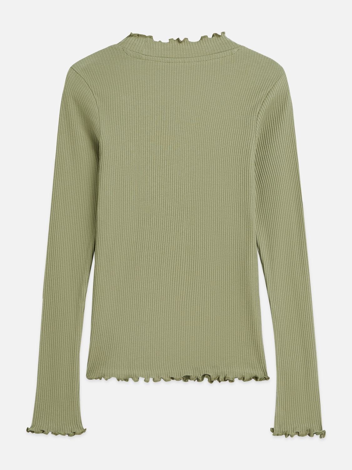 Ribbed Slimfit Longsleeved Tshirt