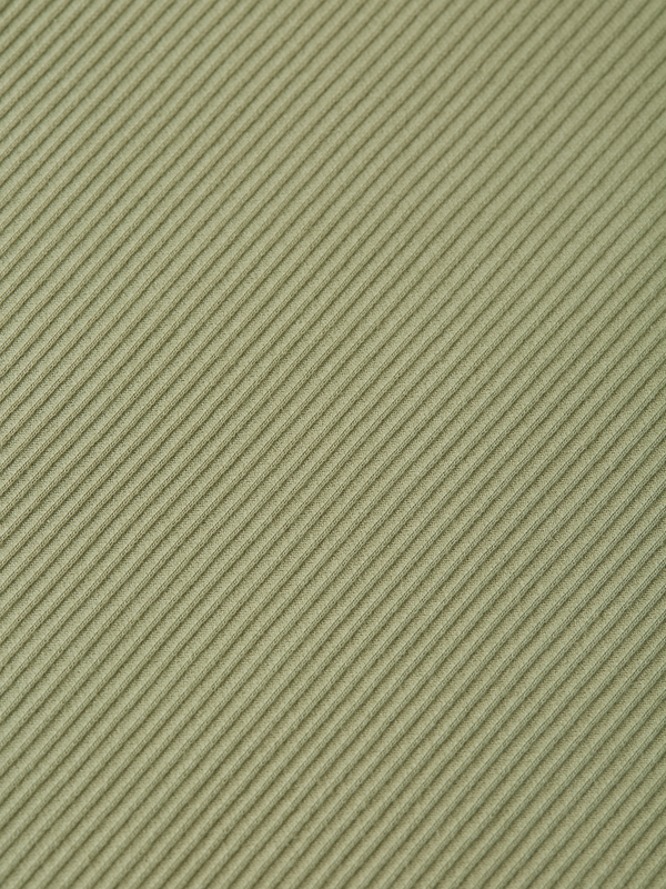 Geripptes, schmal geschnittenes Langarmshirt
