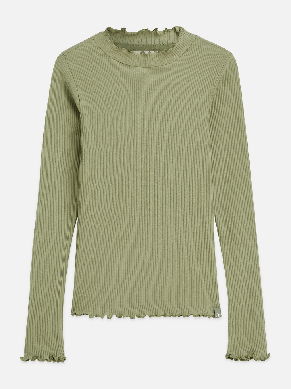 Ribbed Slimfit Longsleeved Tshirt