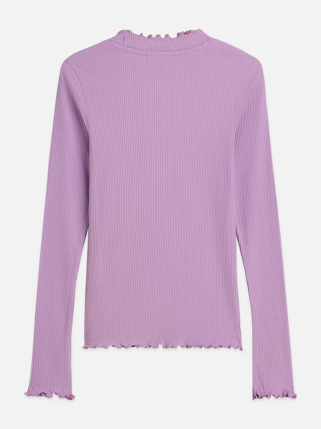 Ribbed Slim-Fit Long-Sleeved T-Shirt