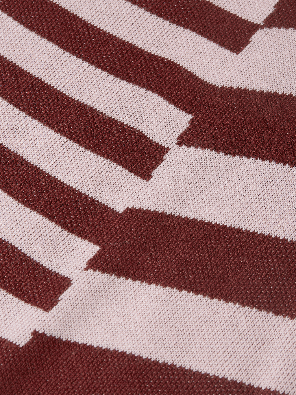 Yarndyed Viscose Long Sleeve Knitted Polo