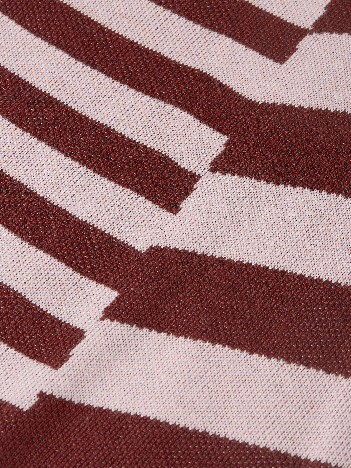 Yarndyed Viscose Long Sleeve Knitted Polo