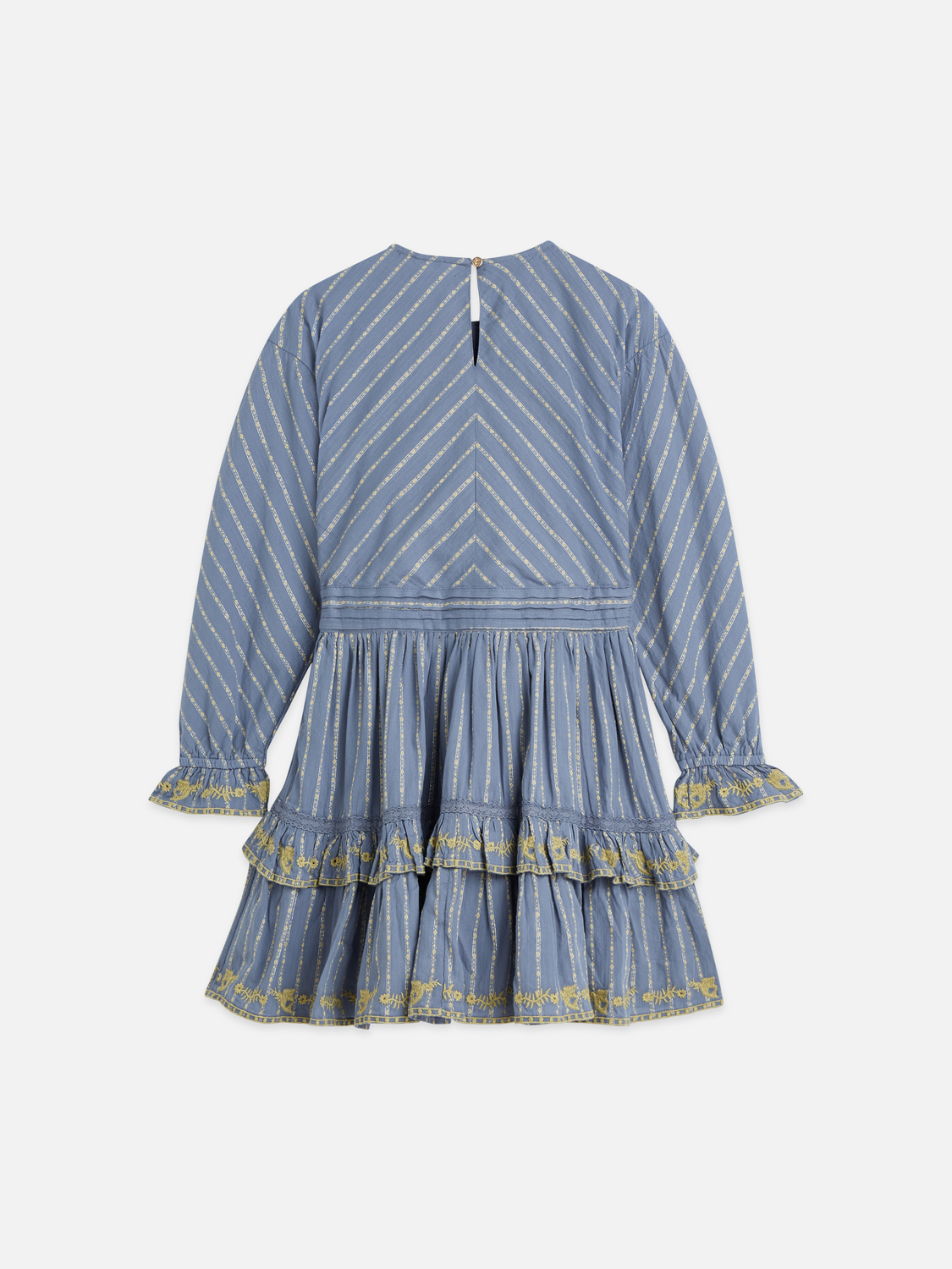Festive Lurex Striped Dress