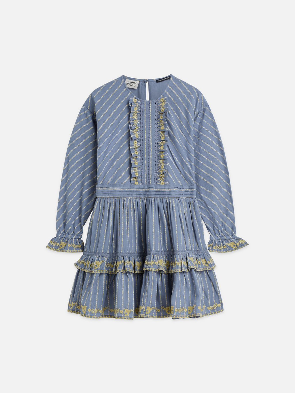 Festive Lurex Striped Dress