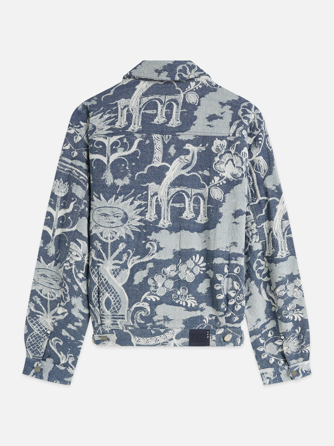 Scotch & Soda x Royal Delft Jacquard Trucker Jacket