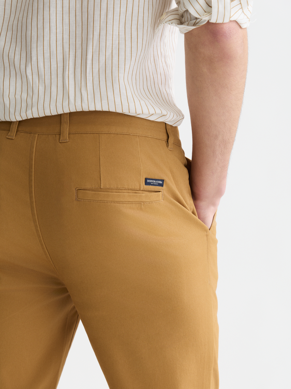 Essentials Stuart Stretch Cotton-Blend Twill Chino