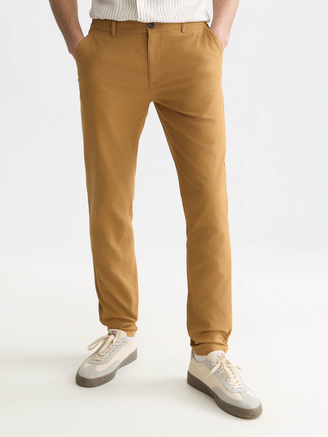 Essentials Stuart Stretch Cotton-Blend Twill Chino