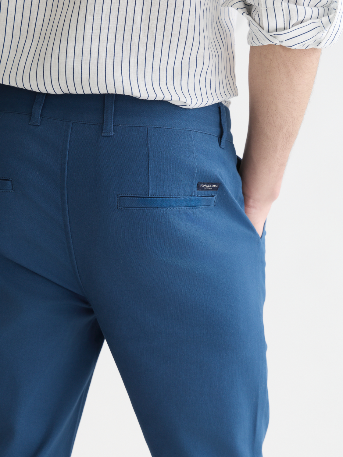 Essentials Mott Stretch Cotton-Blend Twill Chino