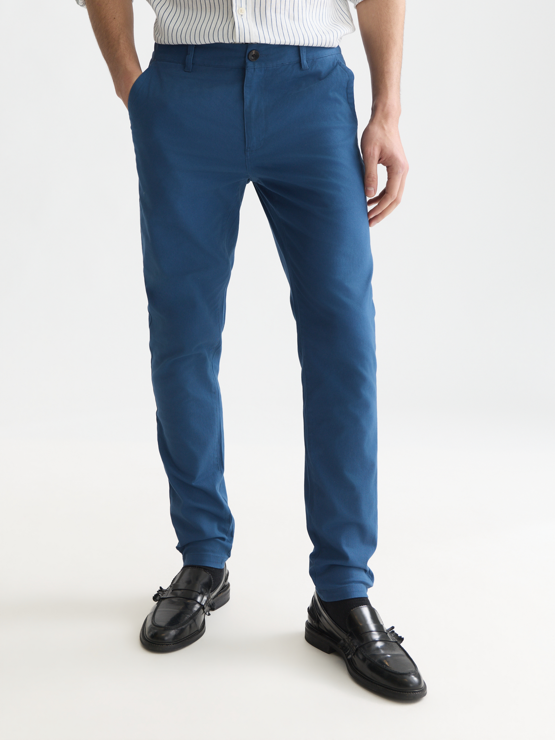 Essentials Mott Stretch Cotton-Blend Twill Chino