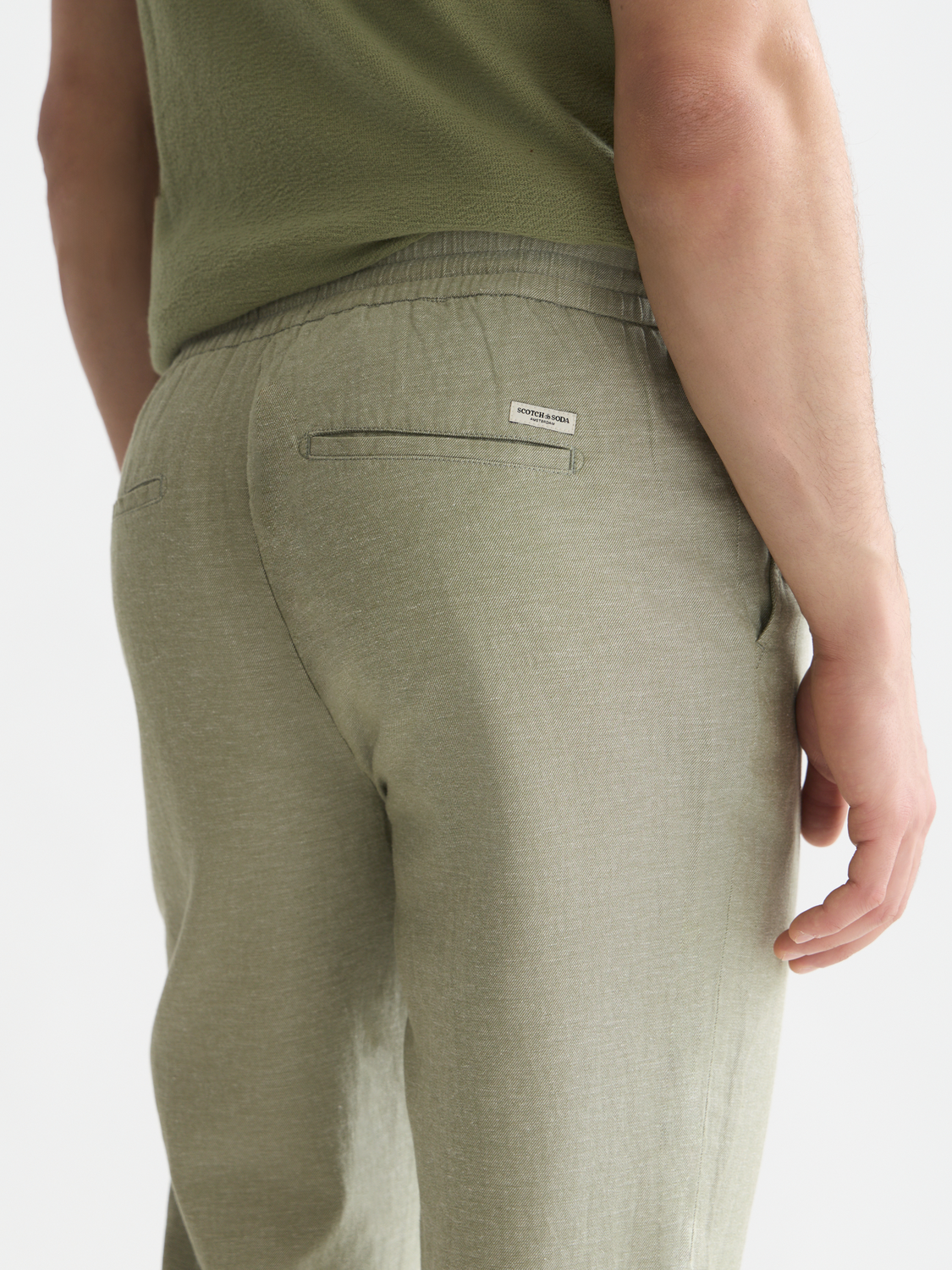 Essentials Warren Cotton-Linen Twill Jogger