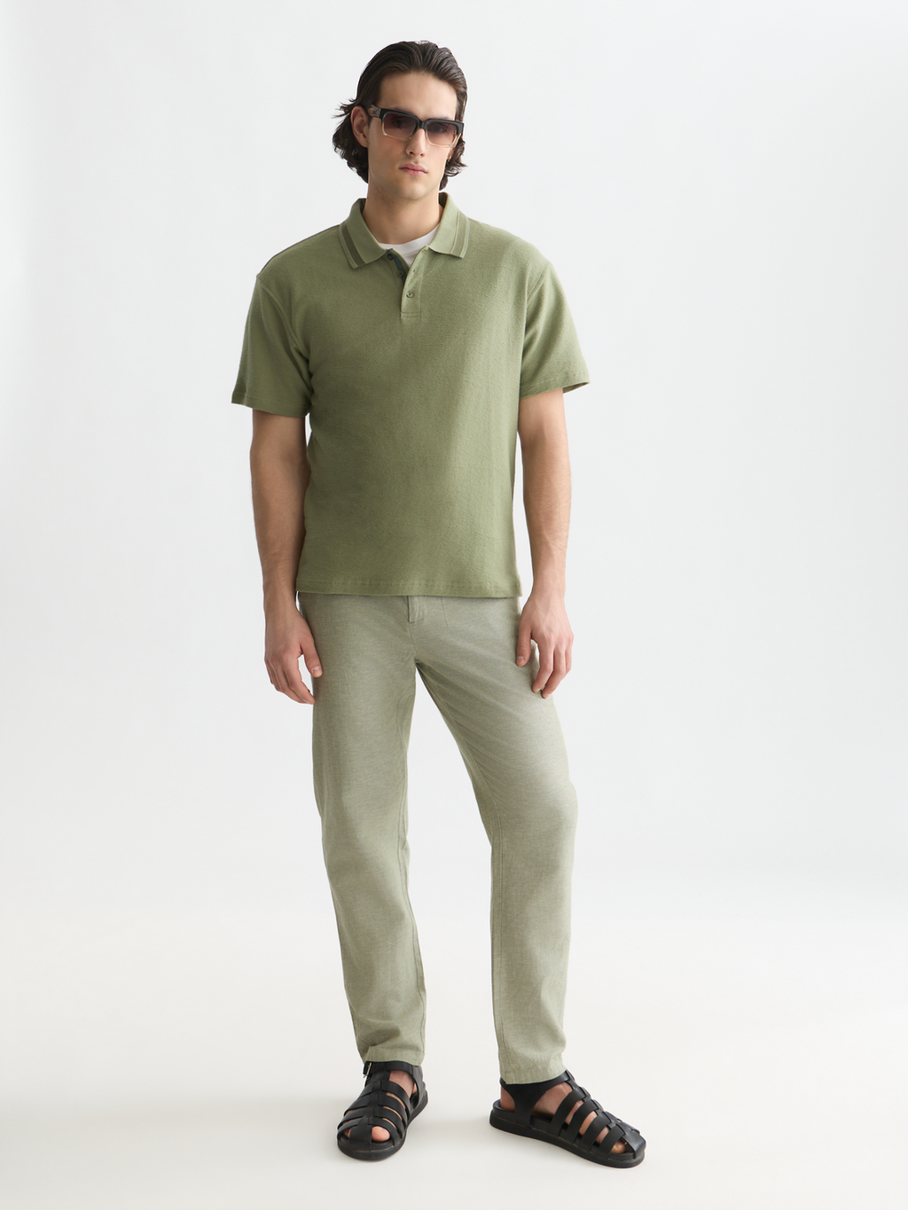 Essentials Warren Cotton-Linen Twill Jogger