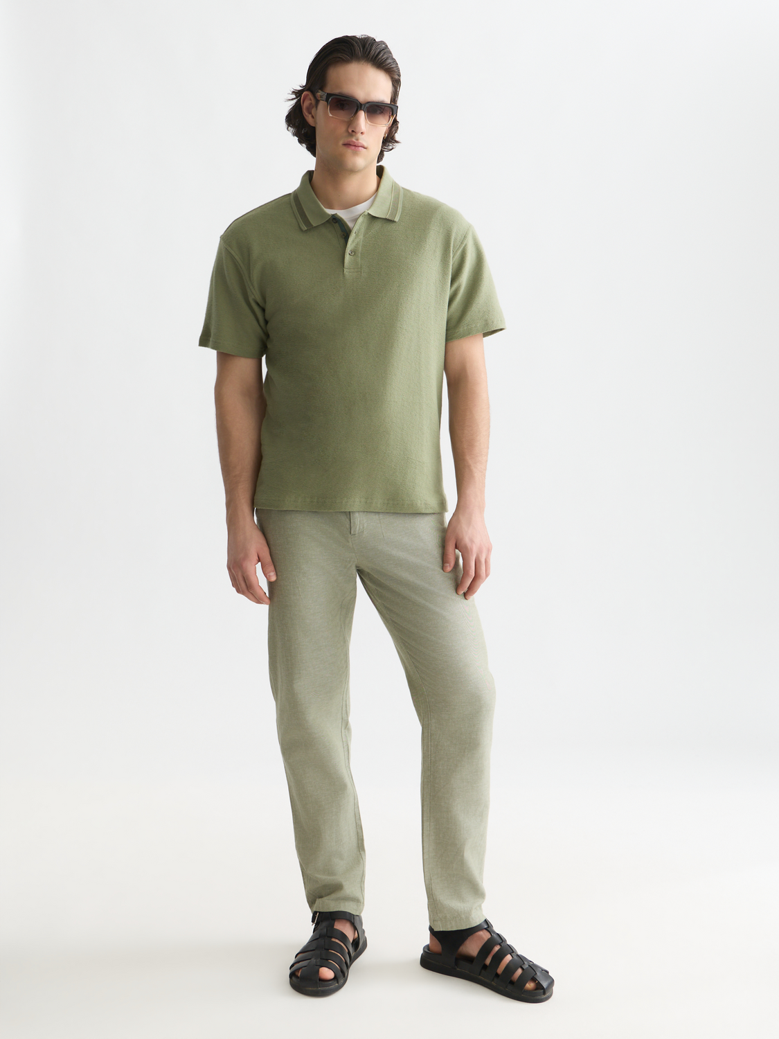 Essentials Warren Cotton-Linen Twill Jogger