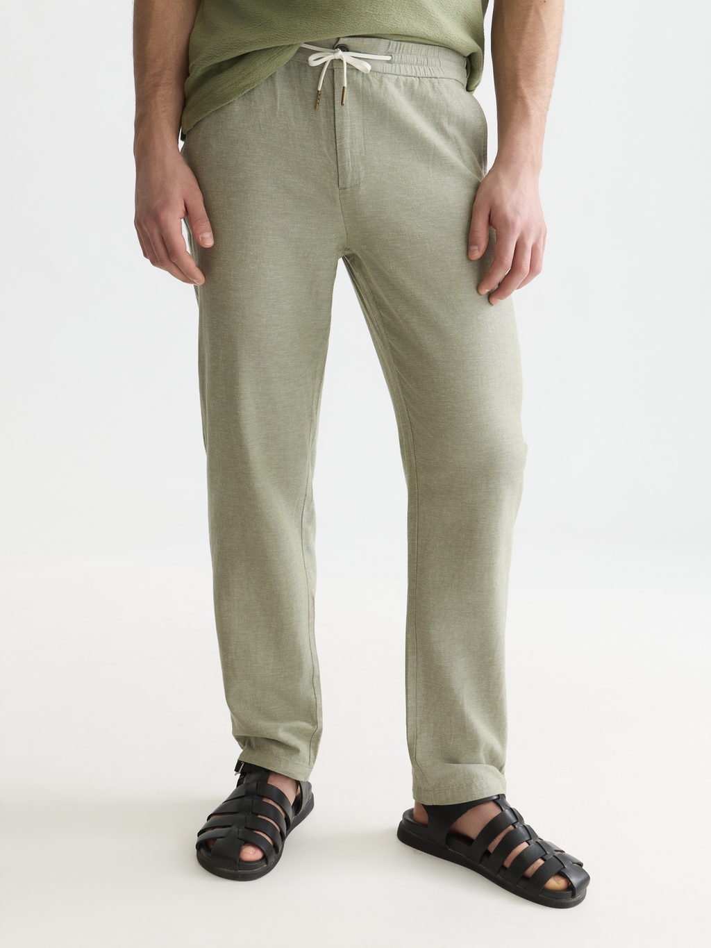 Essentials Warren Cotton-Linen Twill Jogger