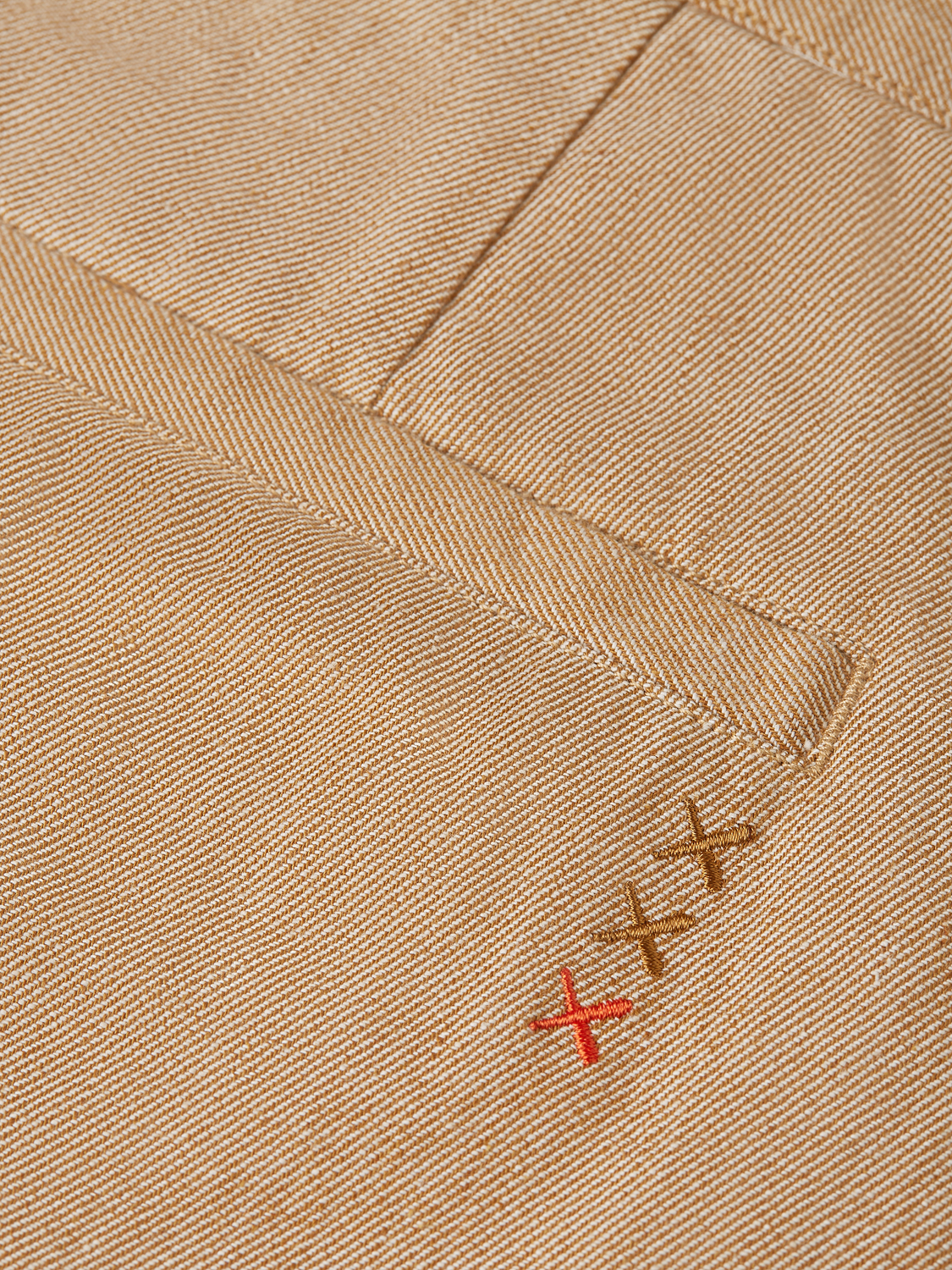 Harper Linen Blend Twill Tapered-Fit Chino