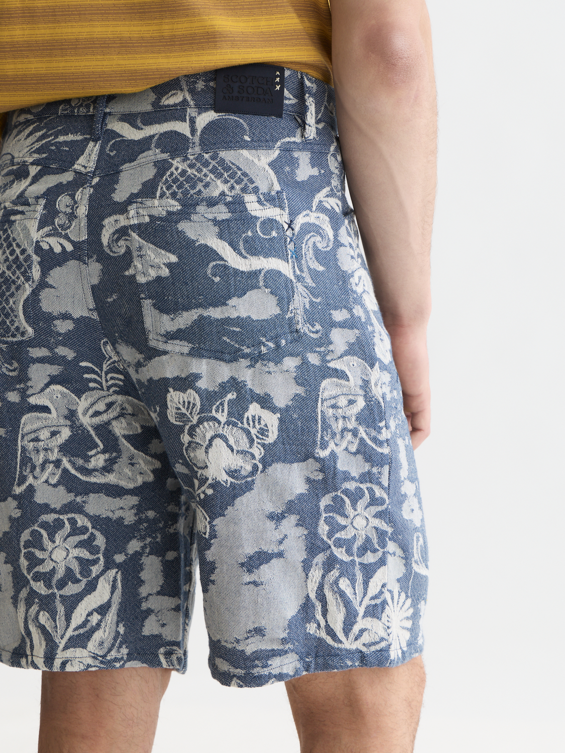 Scotch & Soda x Royal Delft Wide Shorts