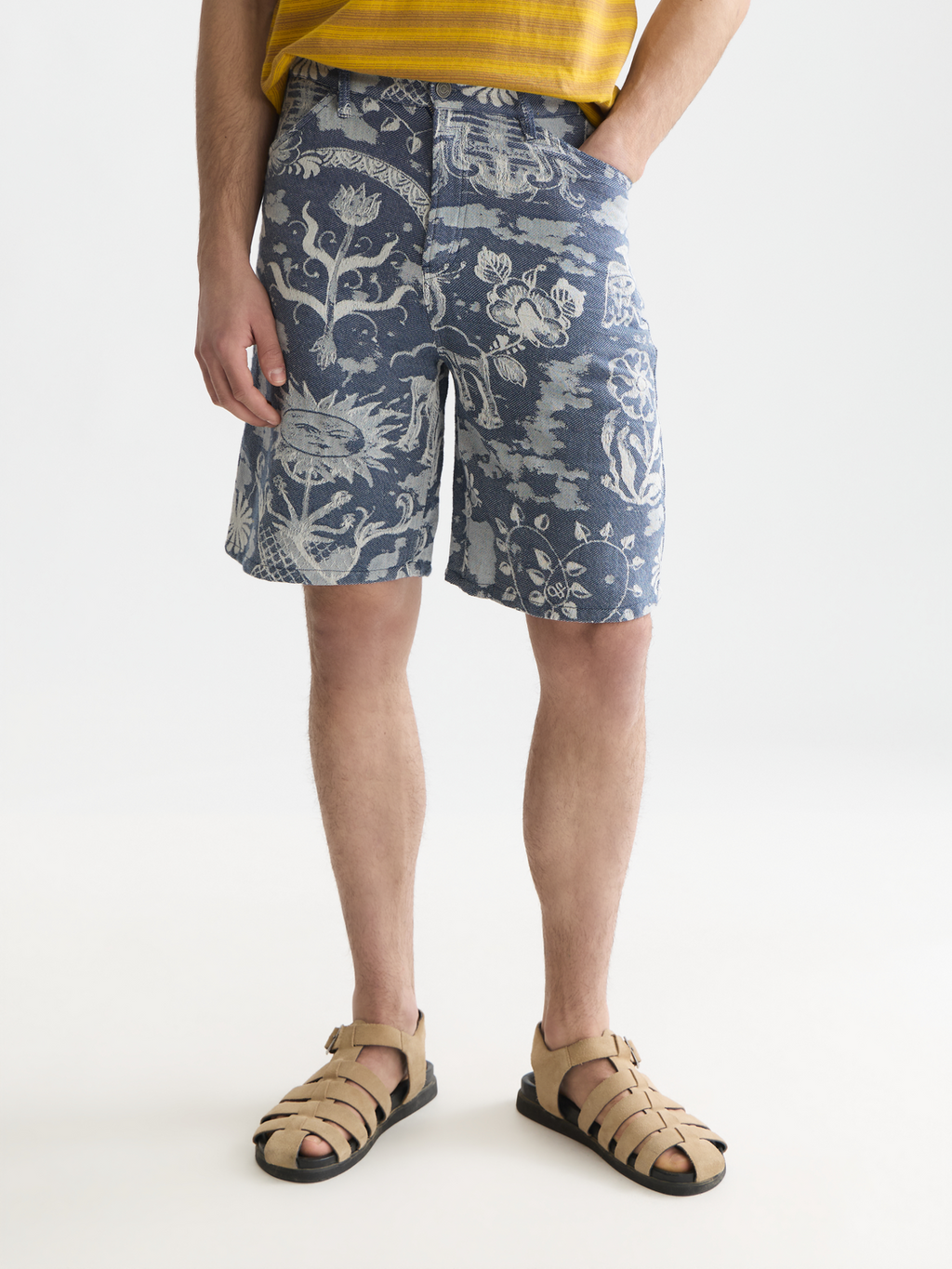 Scotch & Soda x Royal Delft Wide Shorts