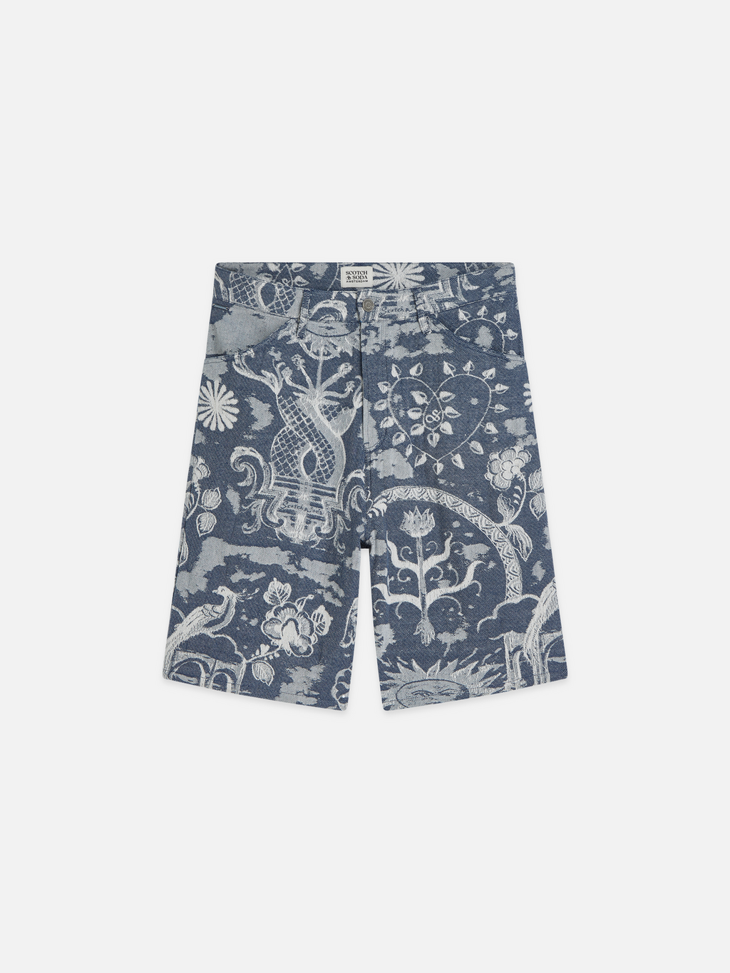 Scotch & Soda x Royal Delft Wide Shorts