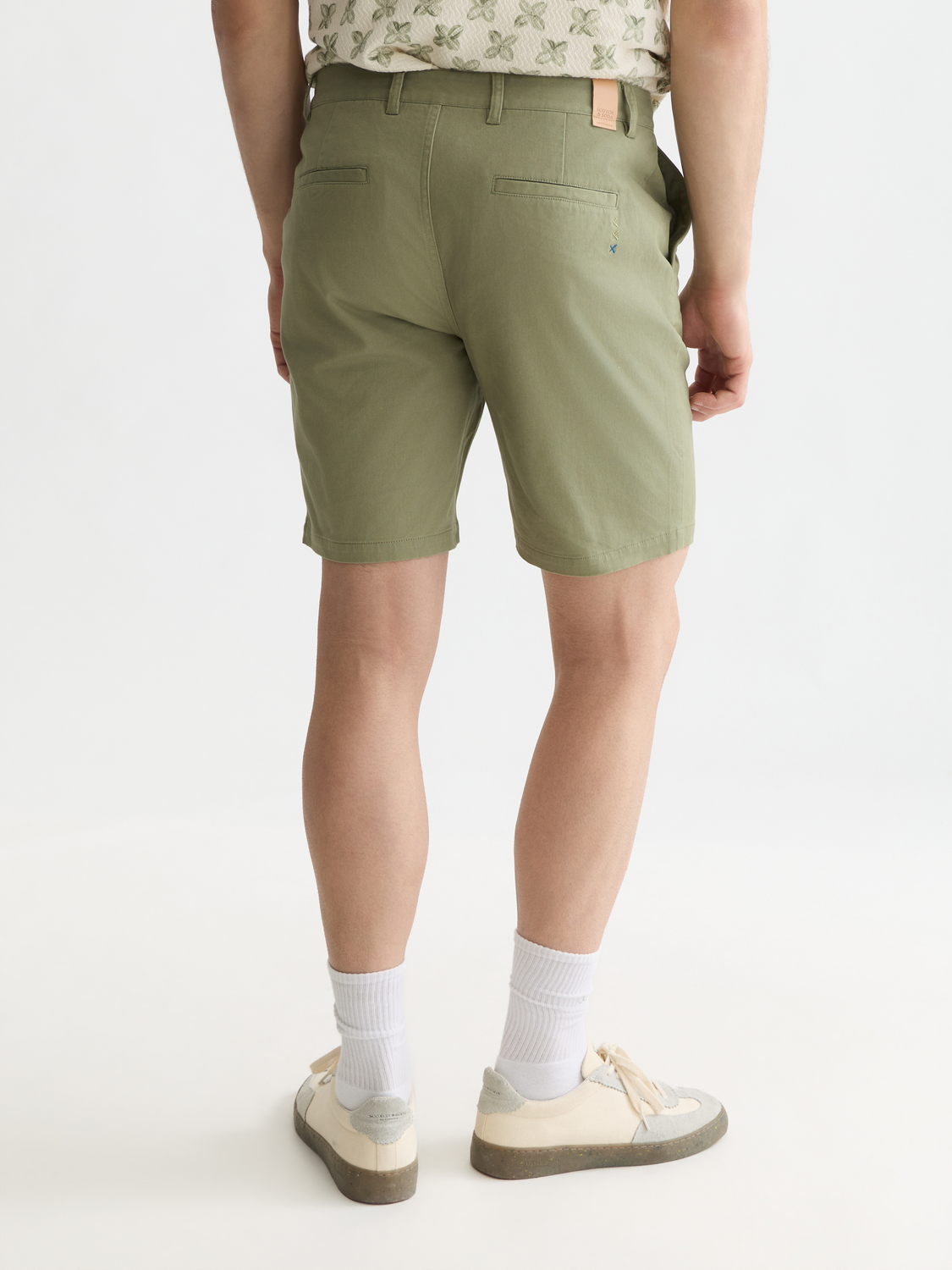 Essentials Stuart Cotton Twill Regular-Fit Shorts