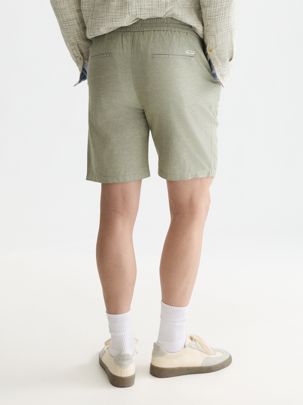Essentials Fave Cotton Linen Regular-Fit Shorts