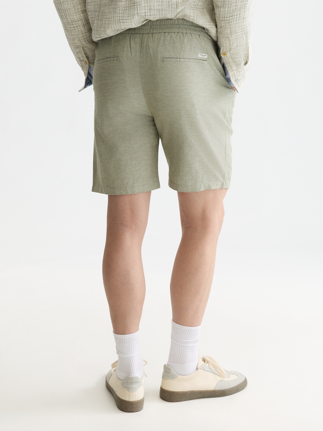 Essentials Fave Cotton Linen Regular-Fit Shorts