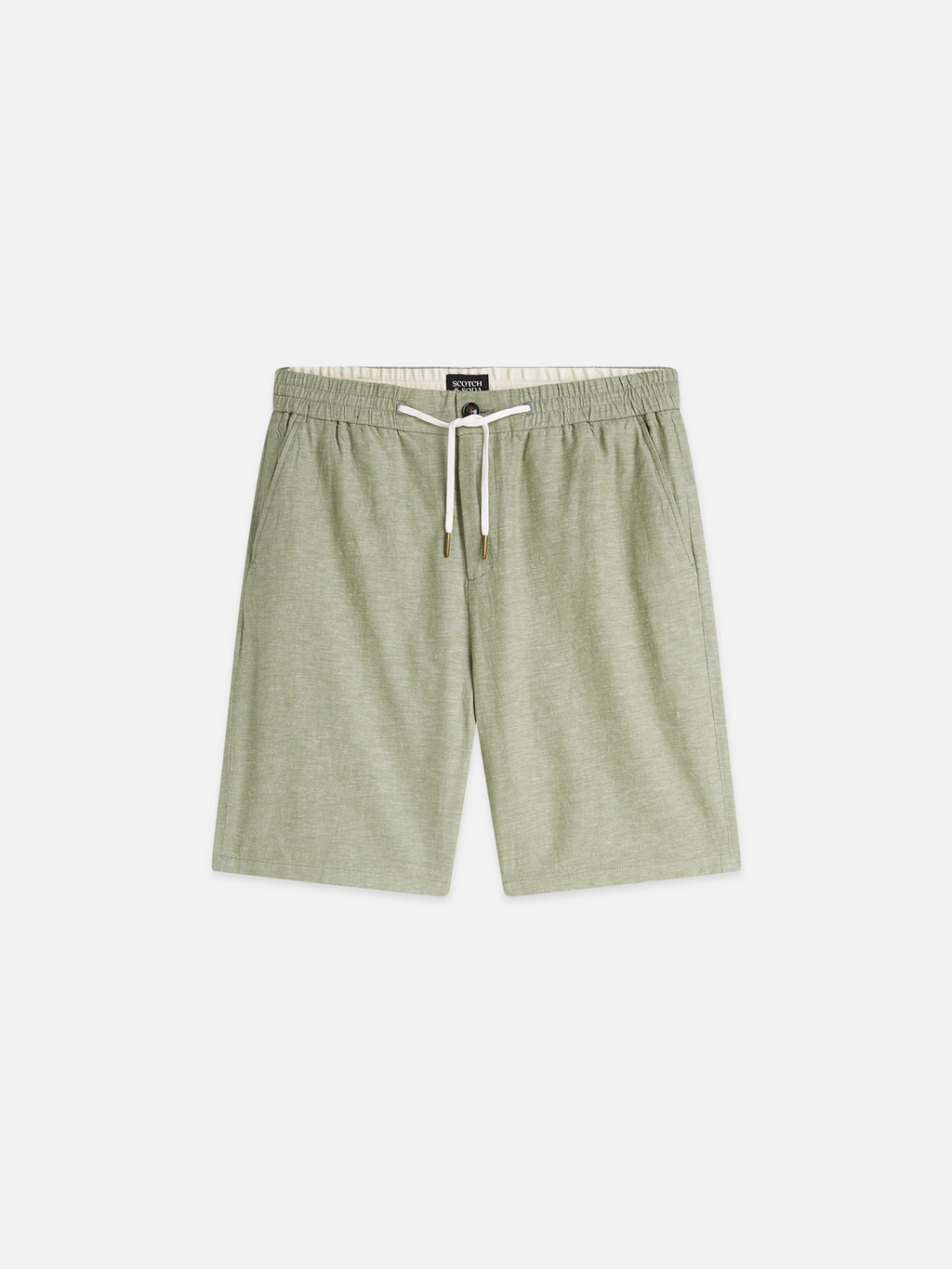 Essentials Fave Cotton Linen Regular-Fit Shorts