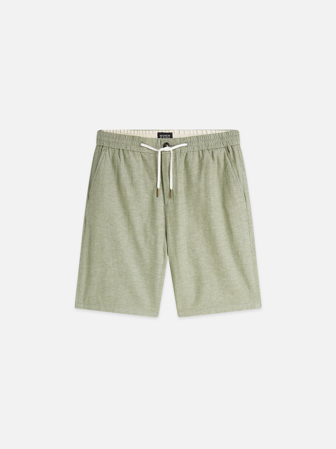 Essentials Fave Cotton Linen Regular-Fit Shorts
