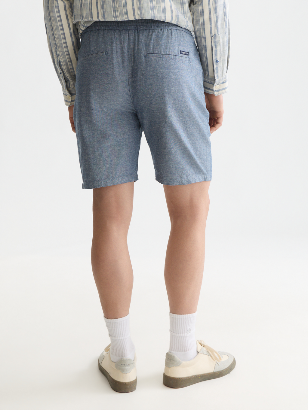 Essentials Fave Cotton Linen Regular-Fit Shorts