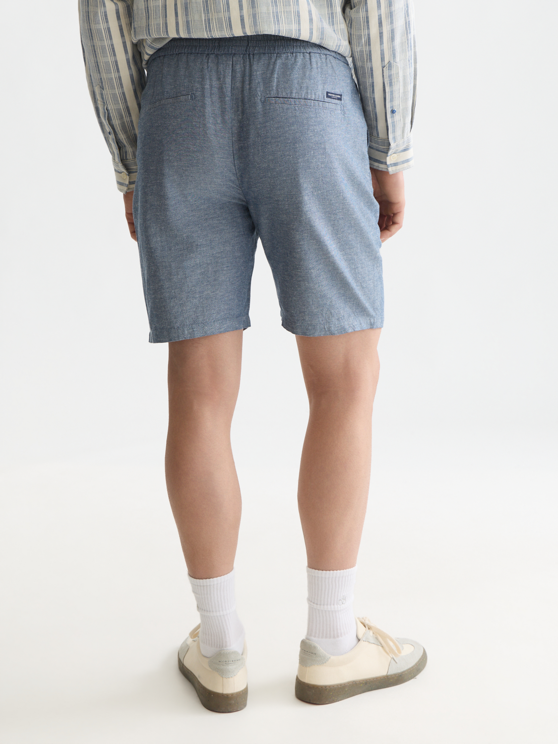 Essentials Fave Cotton Linen Regular-Fit Shorts