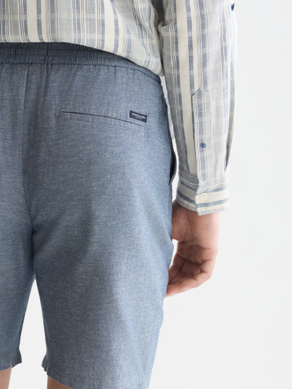 Essentials Fave Cotton Linen Regular-Fit Shorts