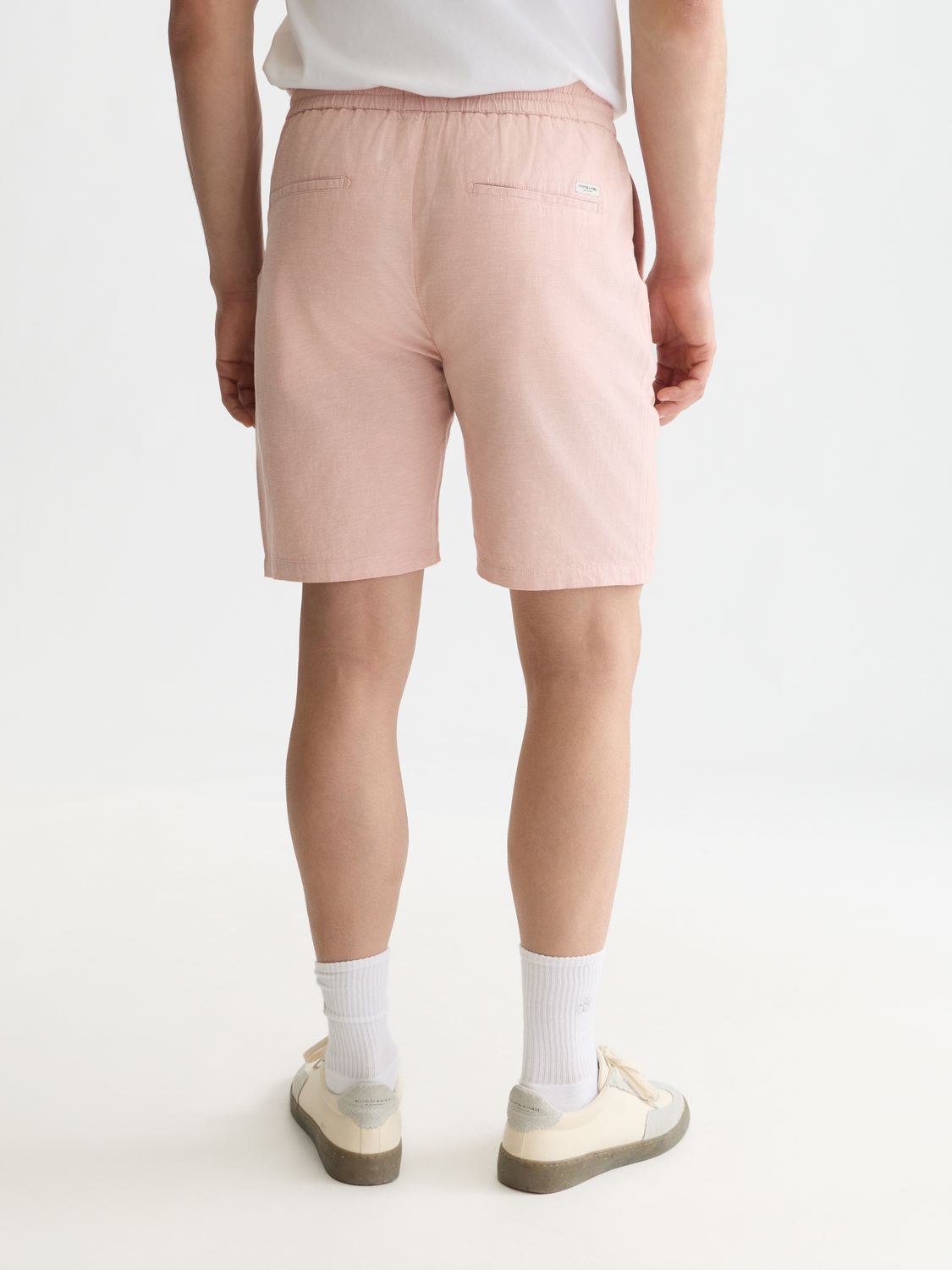 Essentials Fave Cotton Linen Regular-Fit Shorts