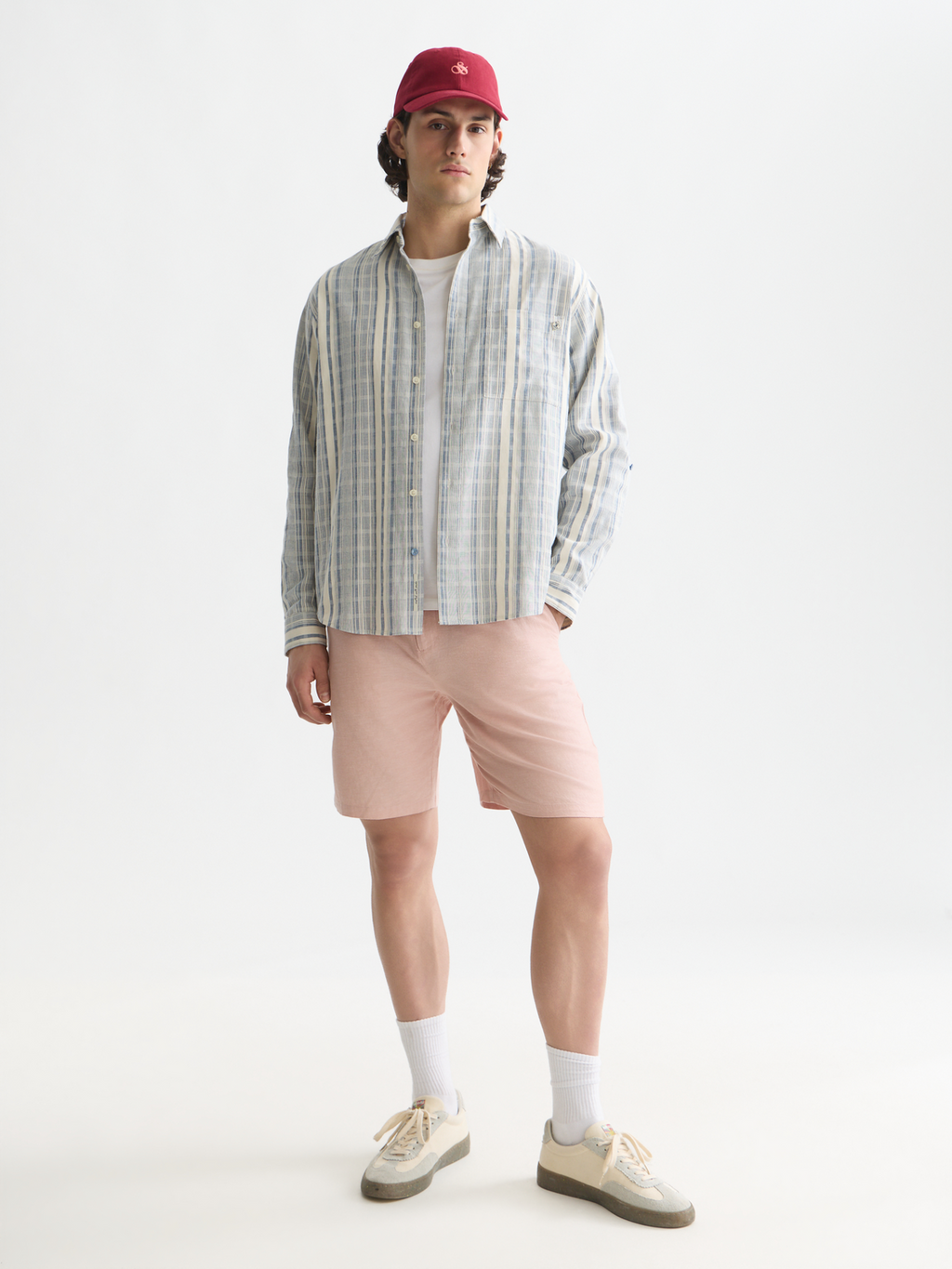 Essentials Fave Cotton Linen Regular-Fit Shorts