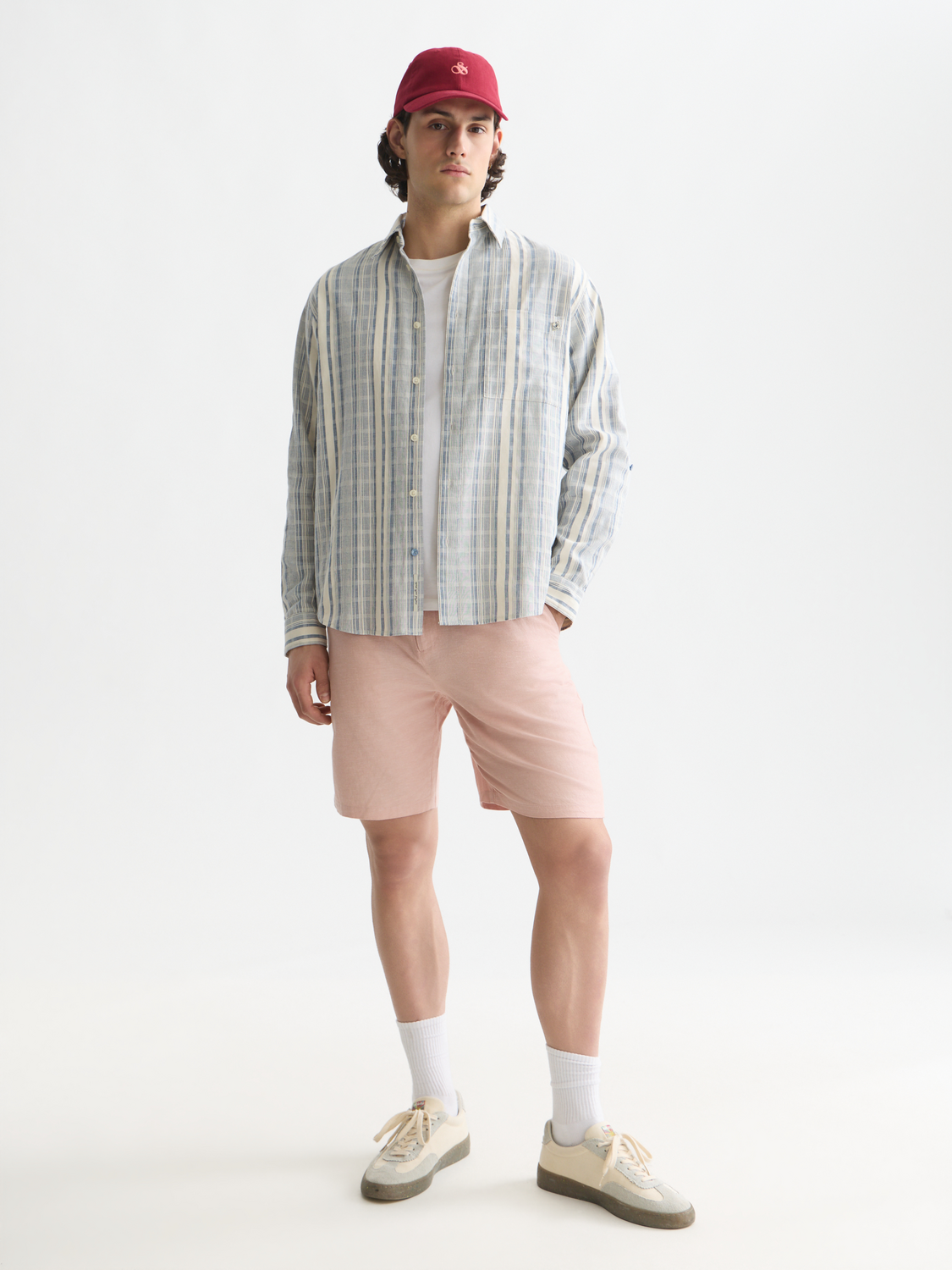 Essentials Fave Cotton Linen Regular-Fit Shorts