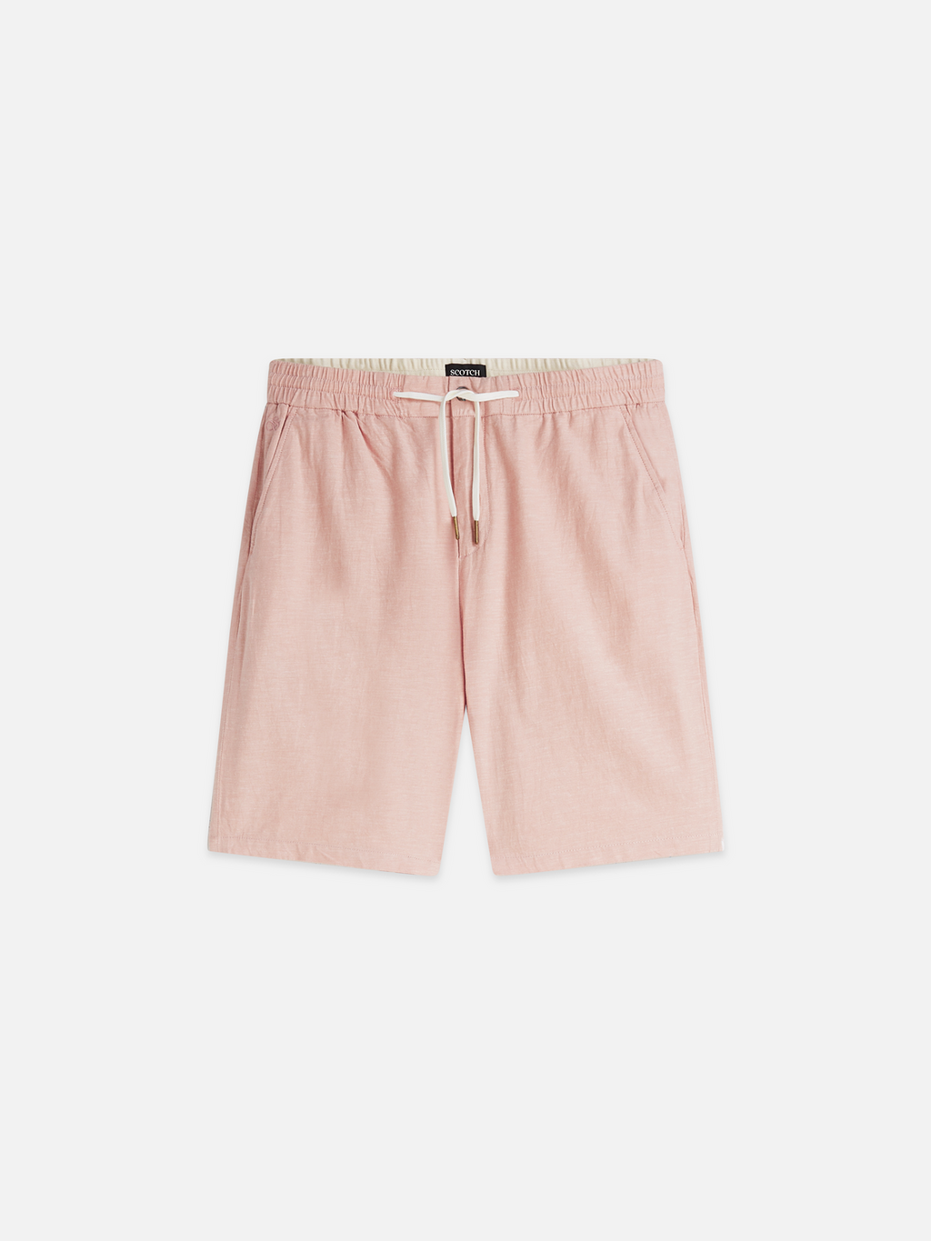 Essentials Fave Cotton Linen Regular-Fit Shorts