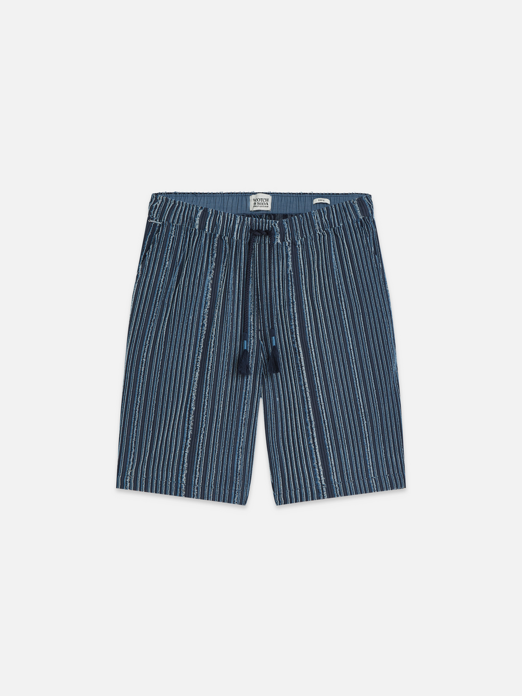 Fave Textured Relaxed-Fit Bermuda Shorts