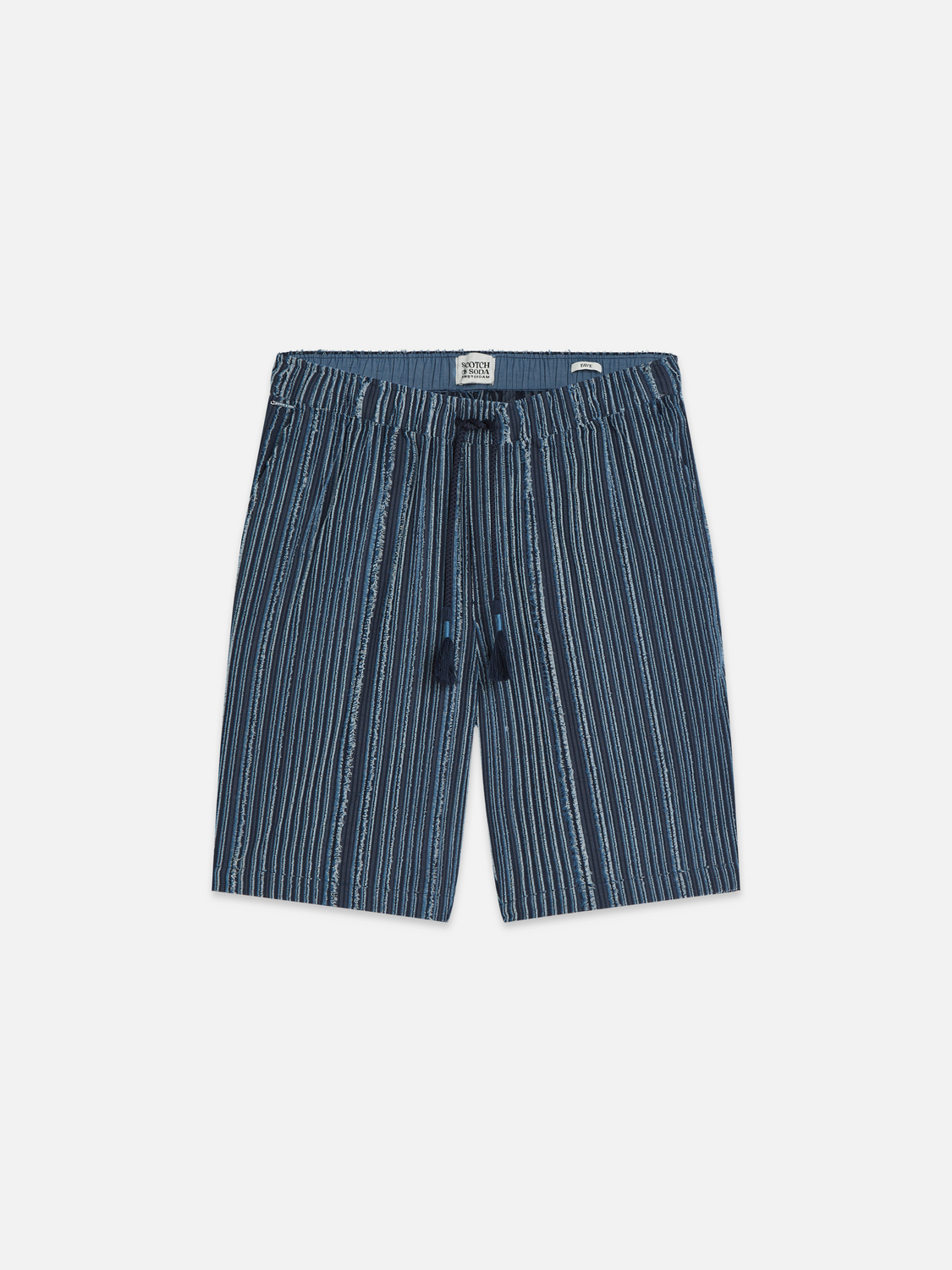 Fave Textured Relaxed-Fit Bermuda Shorts