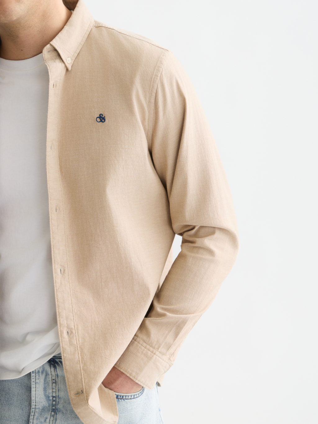 Seasonal Core Oxford Solid Regular-Fit Shirt
