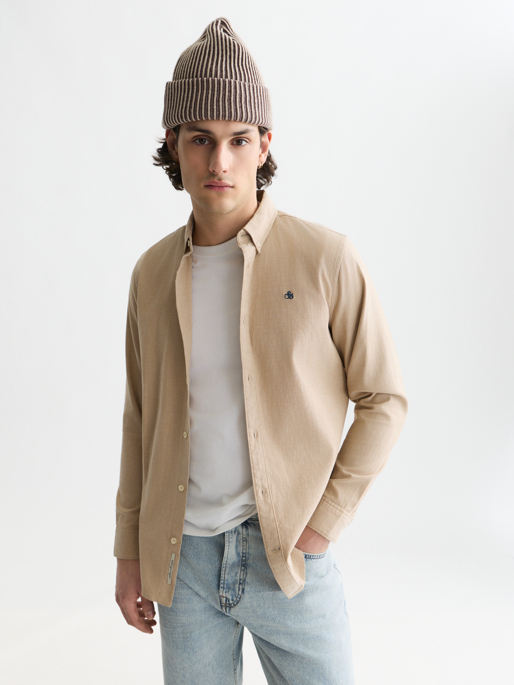 Seasonal Core Oxford Solid Regular-Fit Shirt