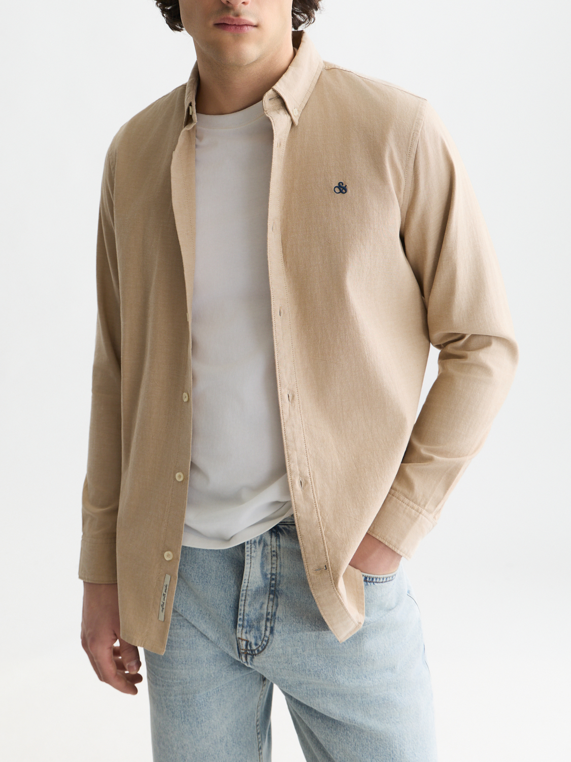 Seasonal Core Oxford Solid Regular-Fit Shirt