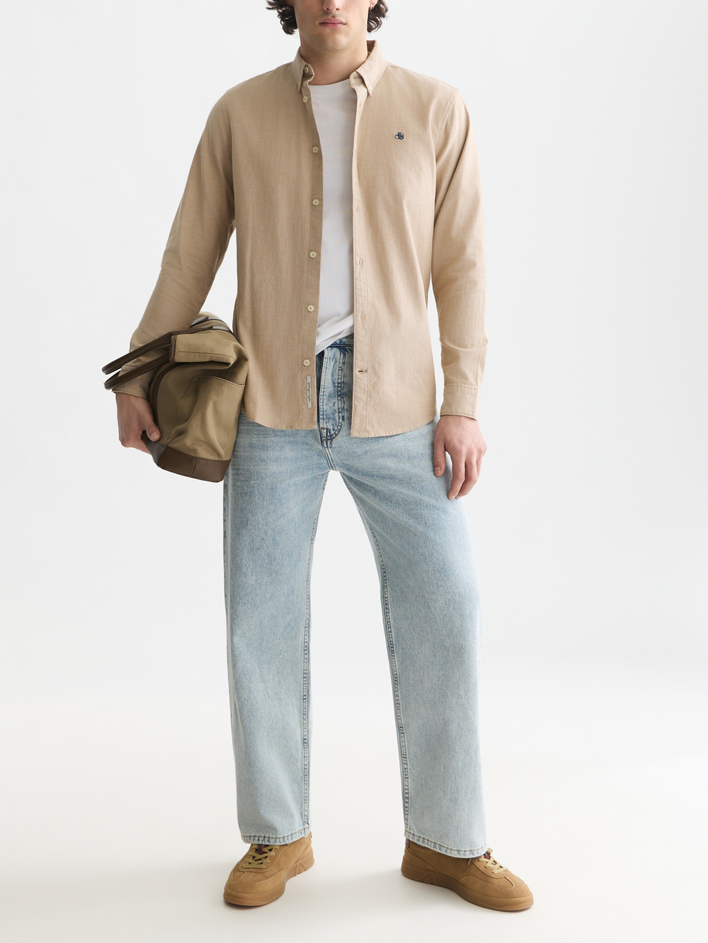 Seasonal Core Oxford Solid Regular-Fit Shirt