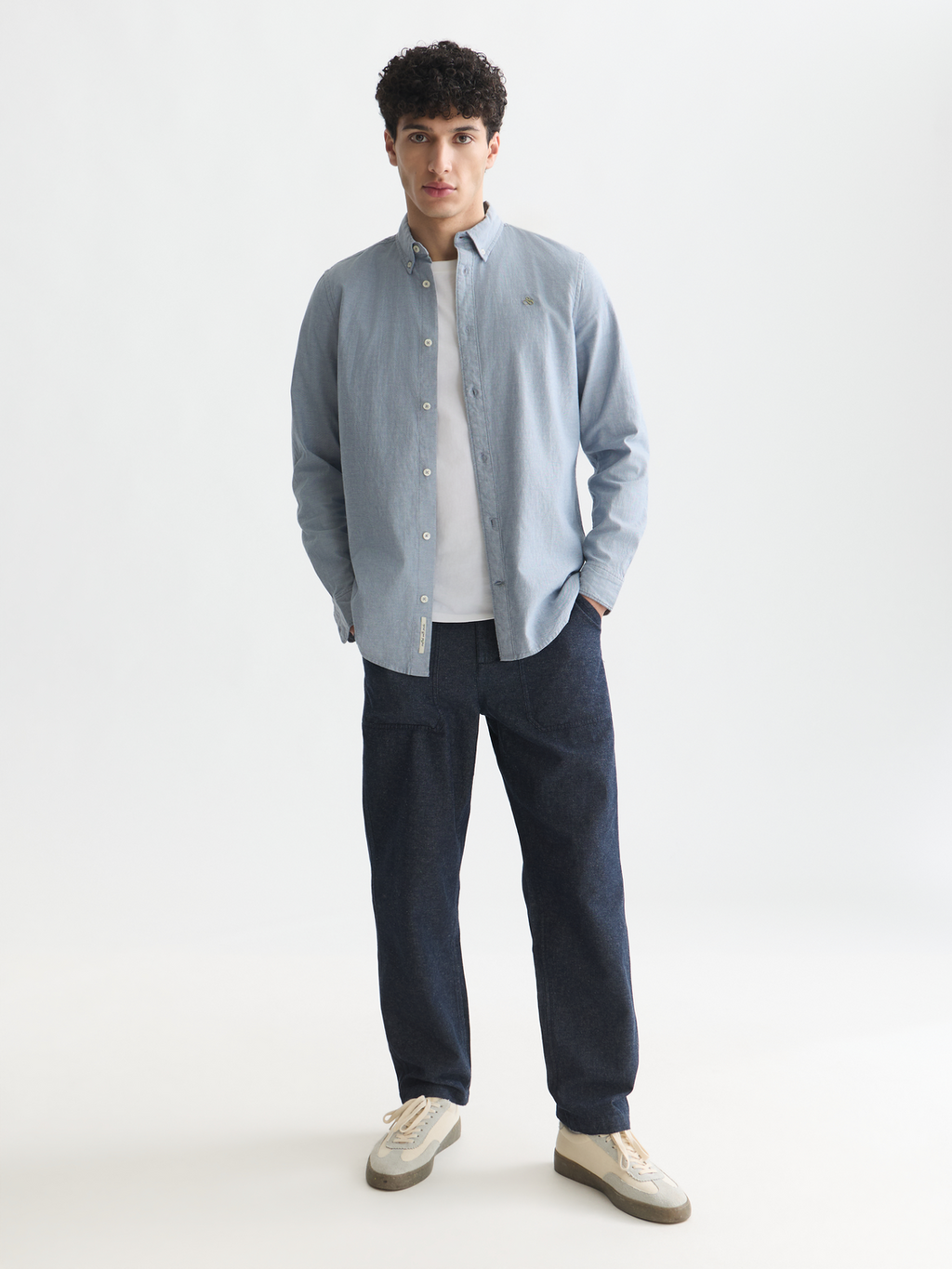 Seasonal Core Oxford Solid Regular-Fit Shirt