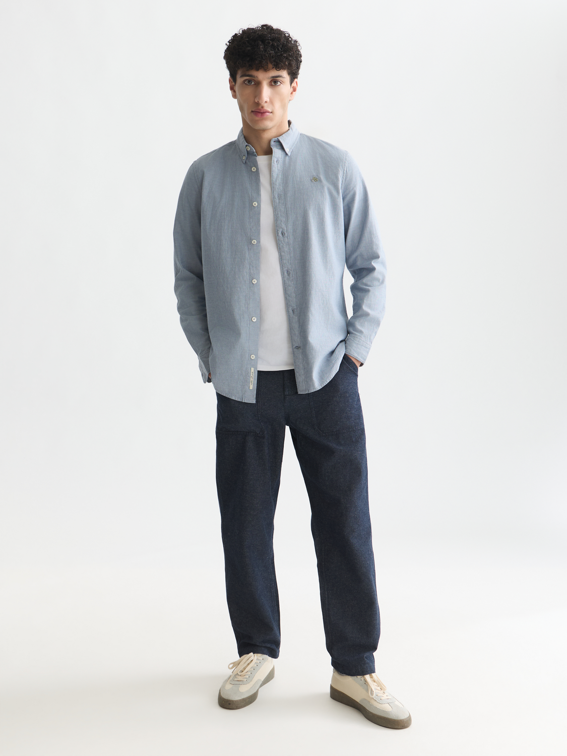 Seasonal Core Oxford Solid Regular-Fit Shirt