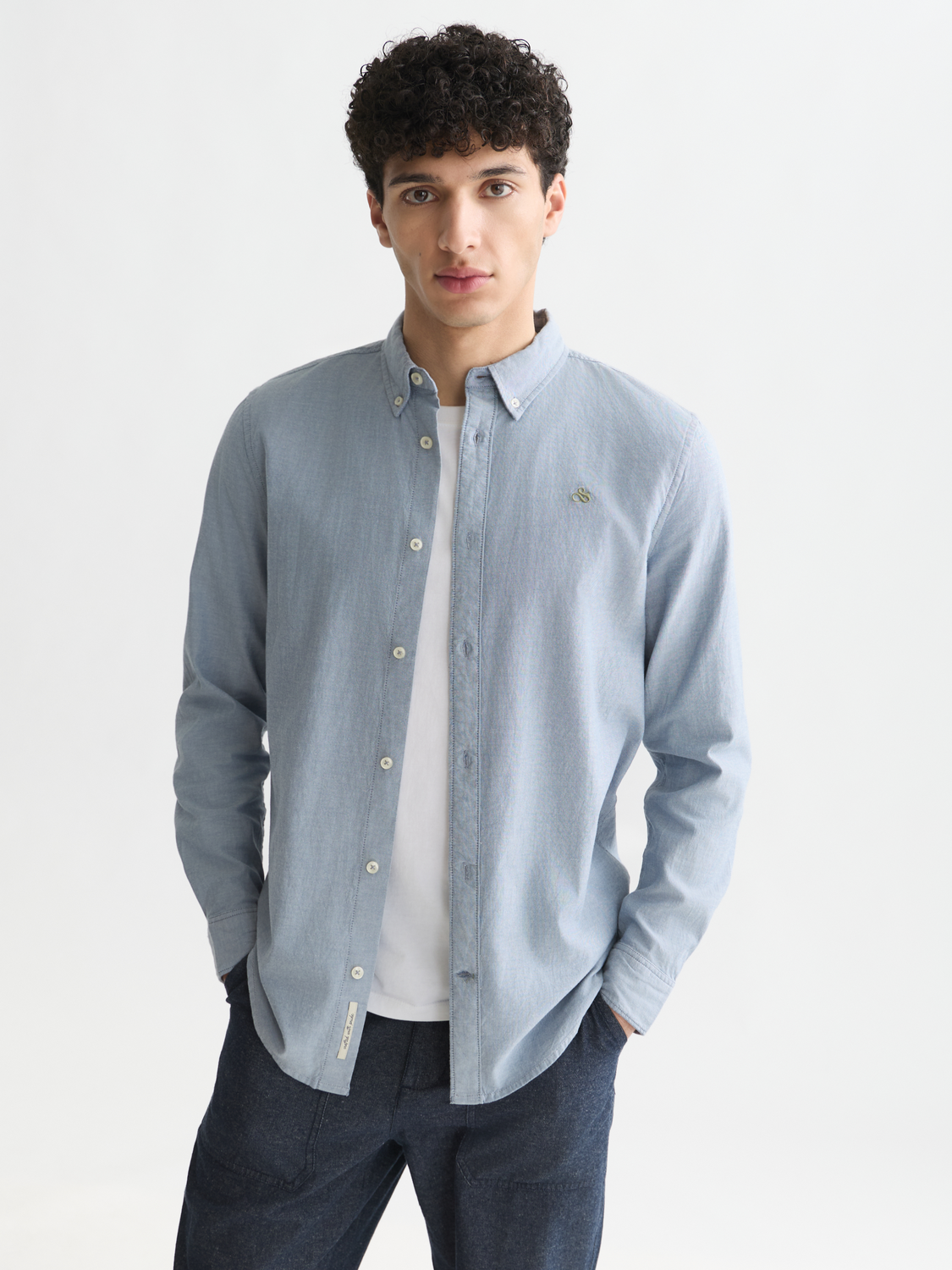 Seasonal Core Oxford Solid Regular-Fit Shirt