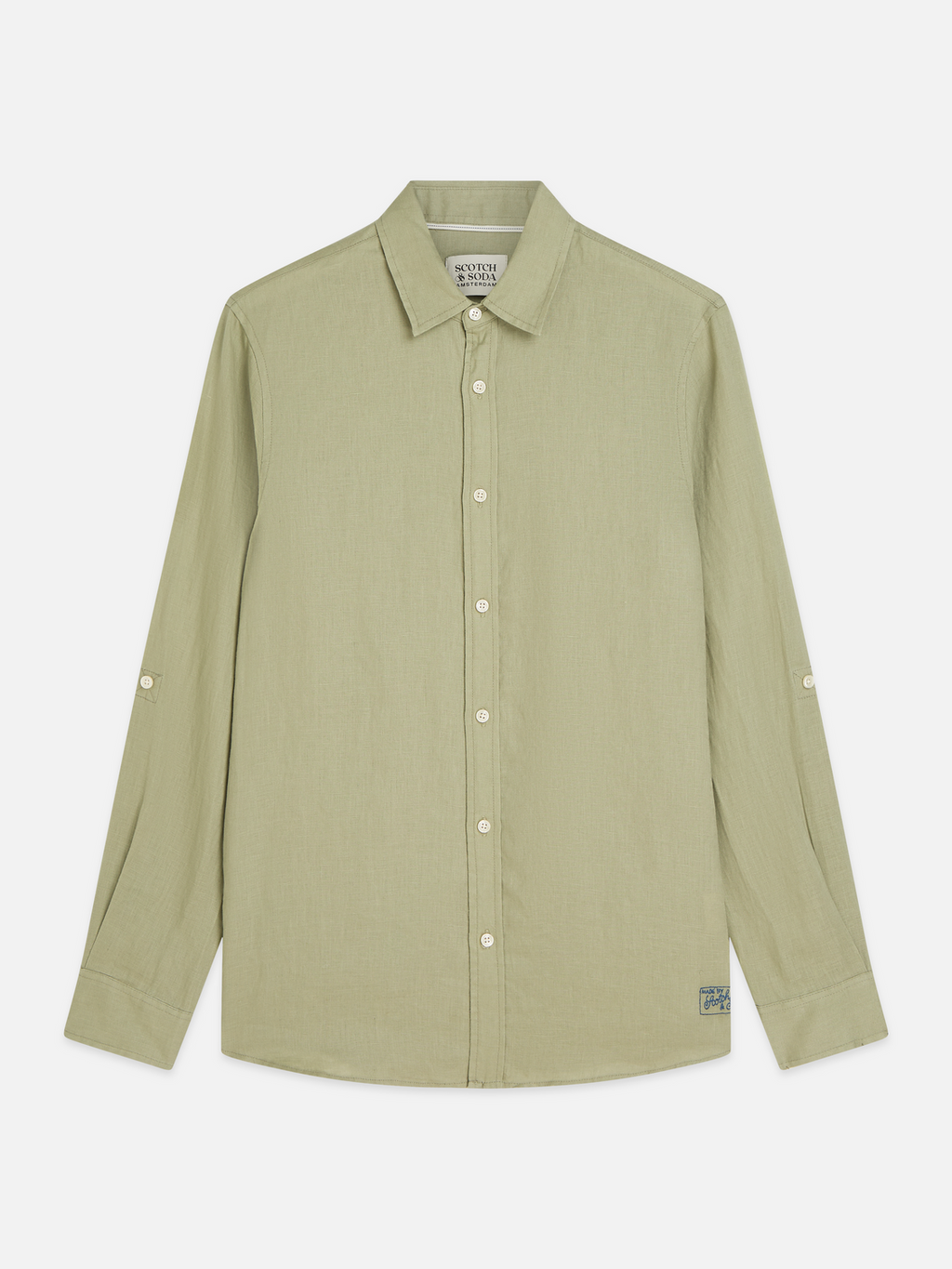 Essentials Linen Regular-Fit Shirt